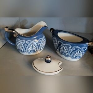 Bombay Blue and White Ceramic Set